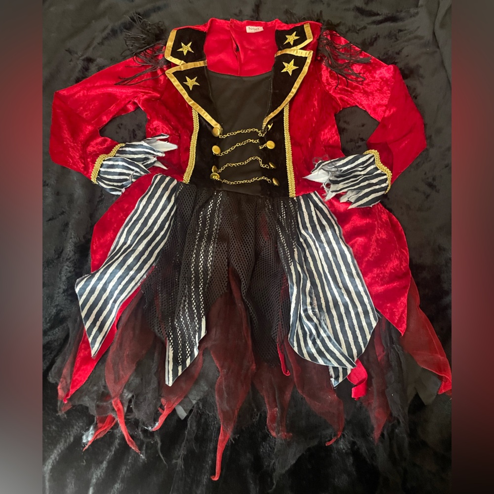 Circus clown costume dress for girl